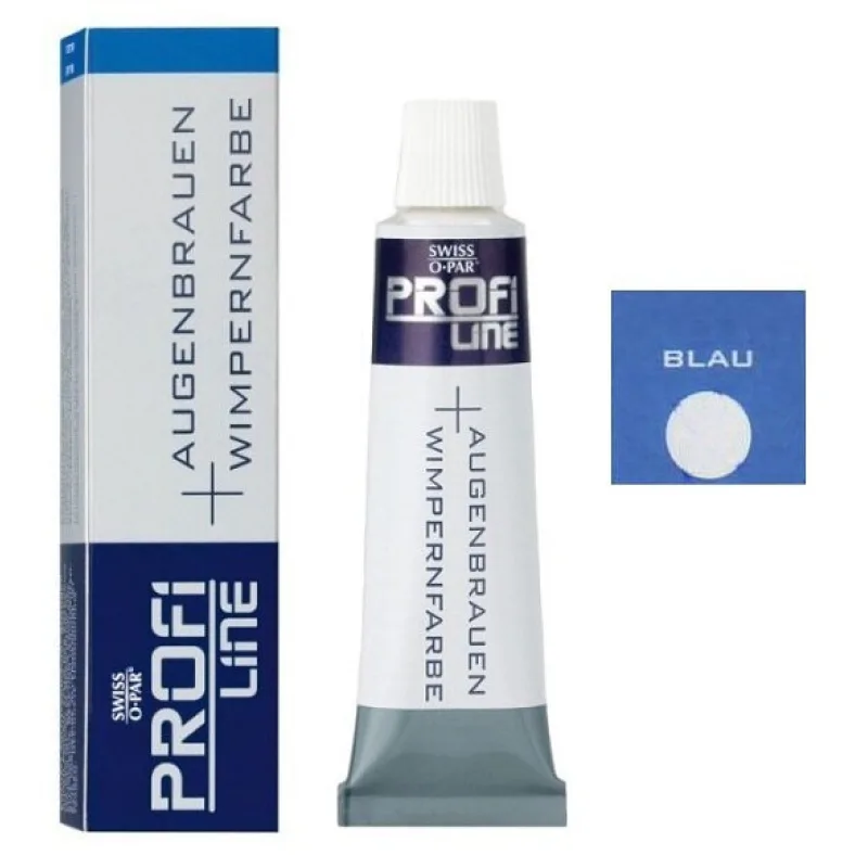 PROFI LINE Farby Profesionálné farby na riasy a obočie - Modrá