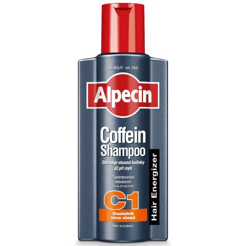DR. WOLFF ALPECIN C1 Hair Energizer Coffein Shampoo 375ml - šampón pre rast vlasov
