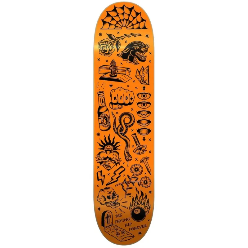 KFD Premium Wallpaper Skate Deska (8.75"|Flash Orange)