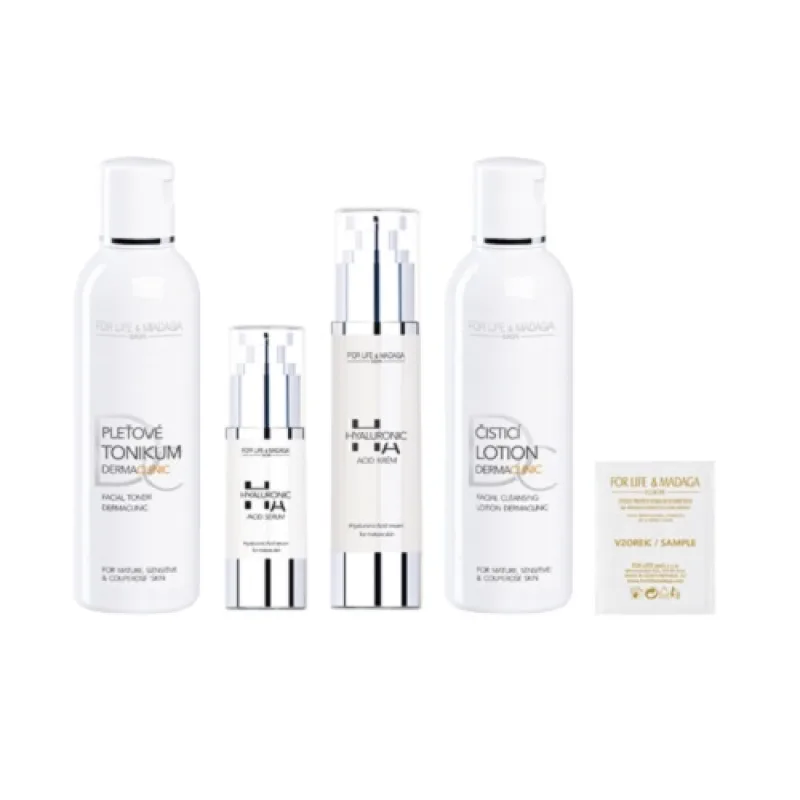 For Life & Madaga Hyaluronic Acid - Sada kompletní péče pro zralou pleť