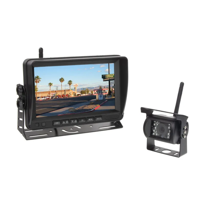 Bezdrátová parkovací kamera s LCD 7" displejem a BSD cw2-set710