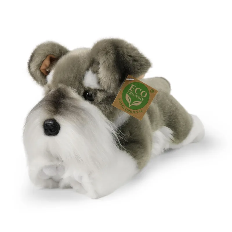 Rappa Plyšový pes bradáč ležiaci 28 cm ECO-FRIENDLY