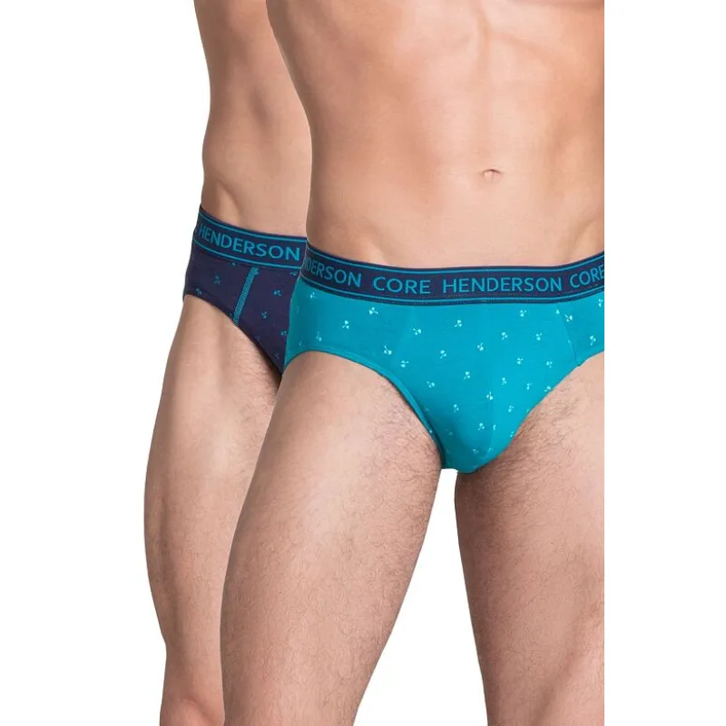 2 ks pánske slipy Land modré a tyrkysové M