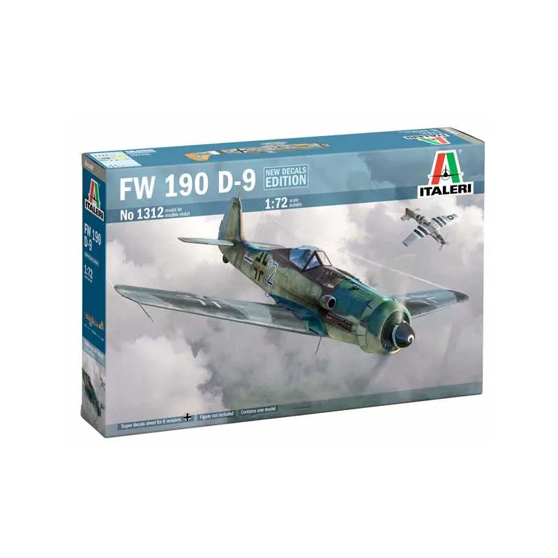 Italeri Model Kit lietadlo 1312 - FOCKE WULF FW-190 D-9 (1:72)