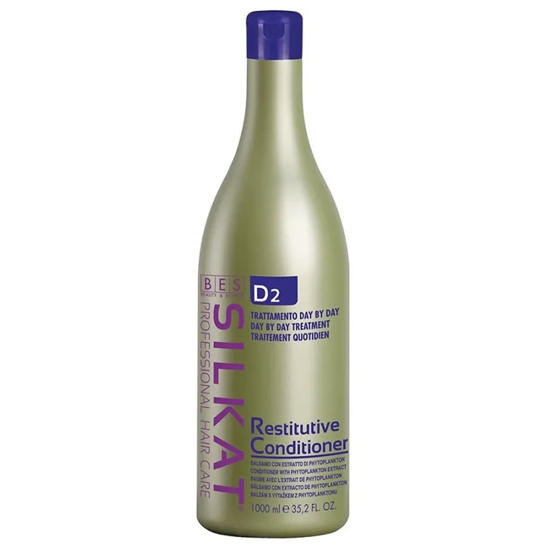 BES Silkat D2 Restitutive Conditioner 1000ml - regeneračný kondicionér na vlasy