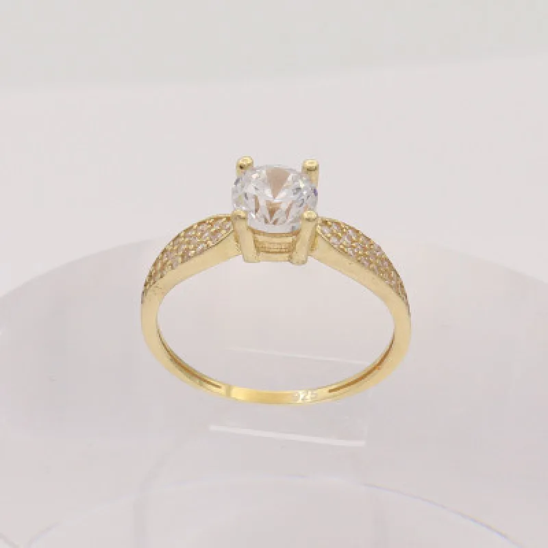 Zlatý prsteň so zirkónmi KA RRCV072, 59, 2.60 g