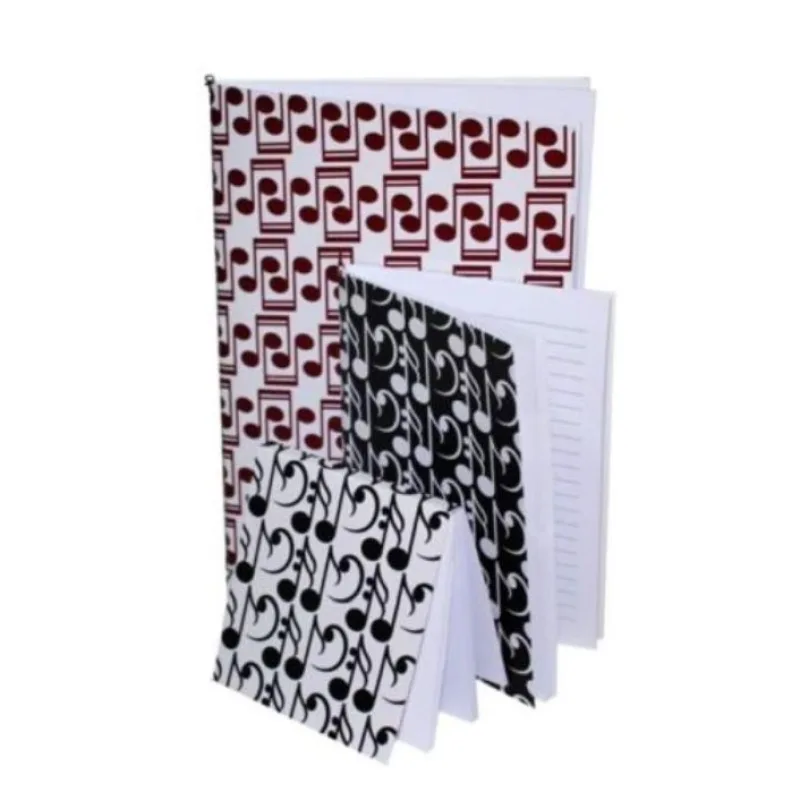 Music Gift Company Sada zápisníků - hudební symboly