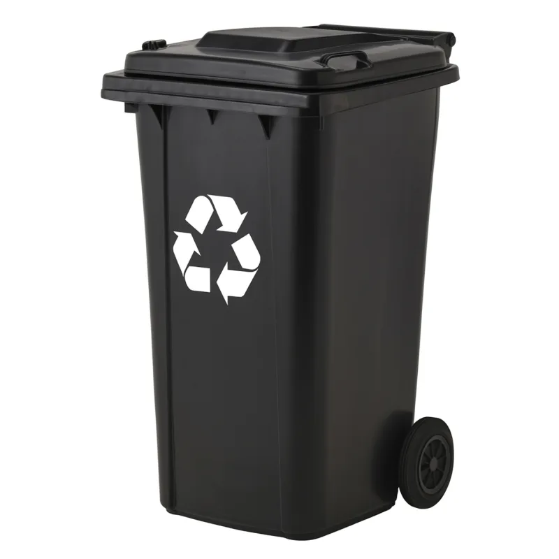 Ekspan Plastová nádoba na odpad 120 l s kolieskami – farebná Barva: Černá