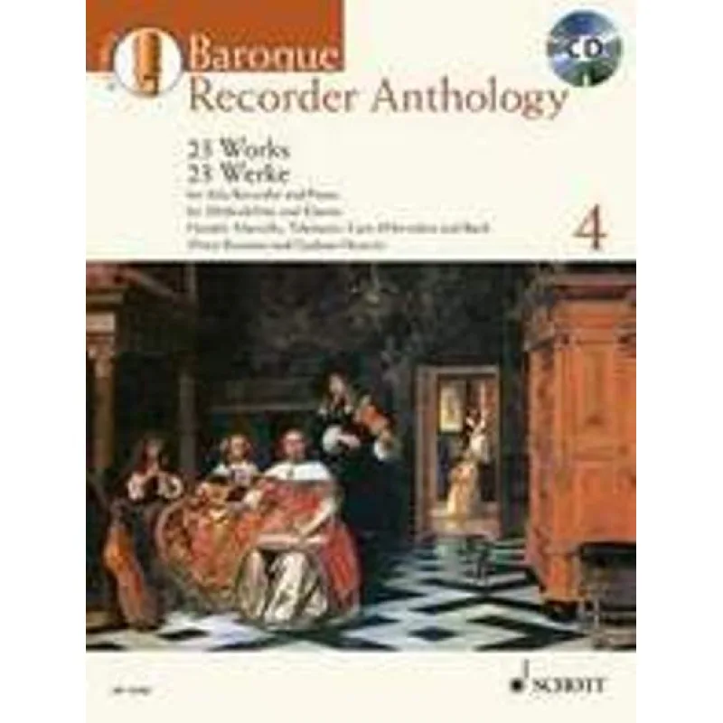 Schott Music Baroque Recorder Anthology 4 + CD (treble)