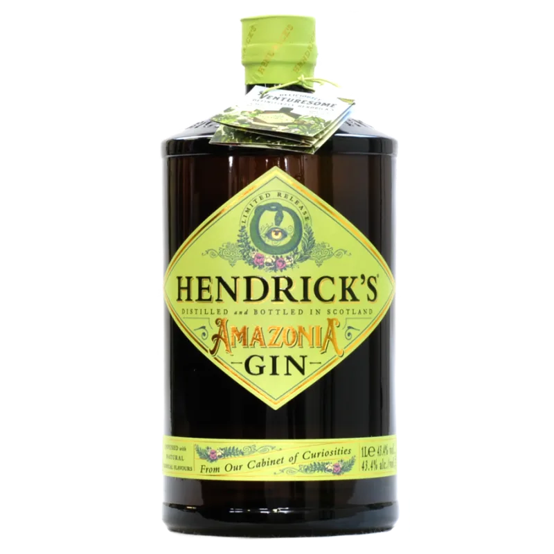 Hendrick's Gin AMAZONIA Gin 43,4% 1 l (čistá fľaša)