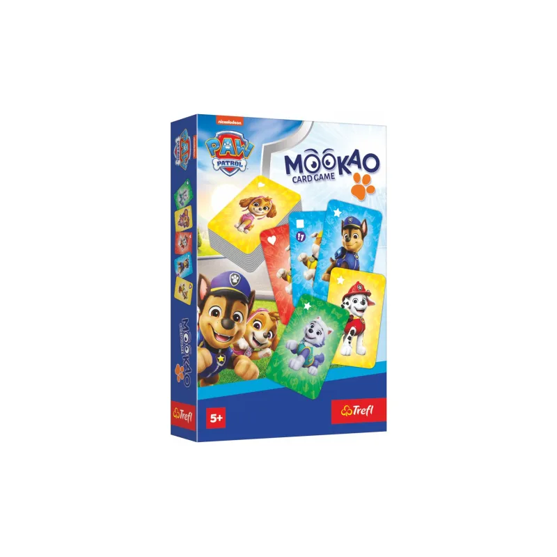Trefl Kartová hra Mookao Tlapková patrola/Paw patrol spoločenská hra v krabici 14x21x4cm