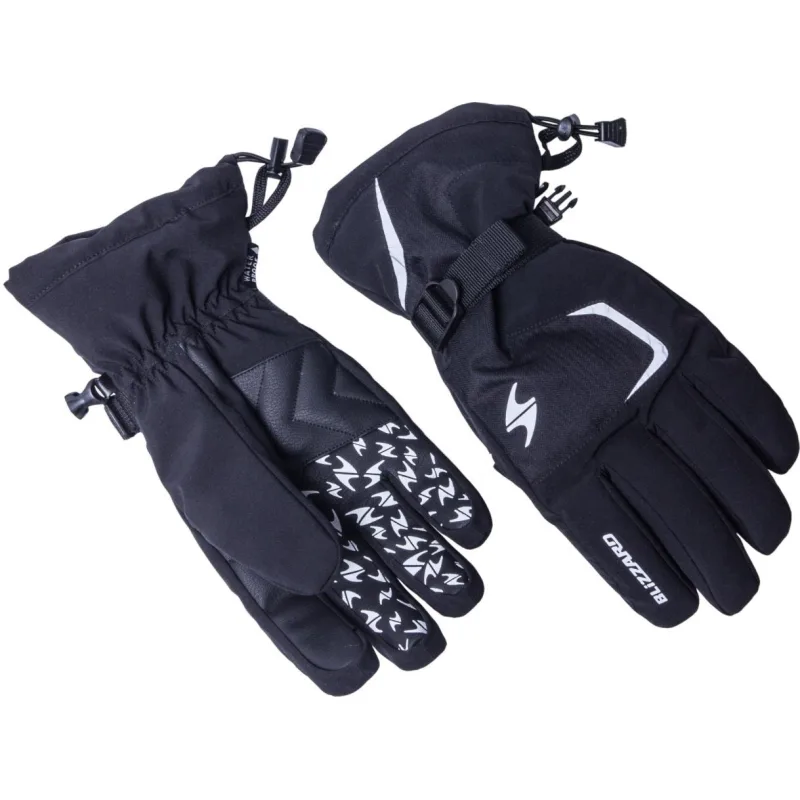 Sjezdové rukavice Blizzard Reflex 2017/18 black/silver