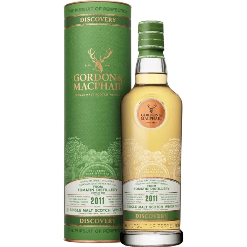 Gordon & Macphail Discovery Tomatin Bourbon 2011 43% 0,7 l (tuba)