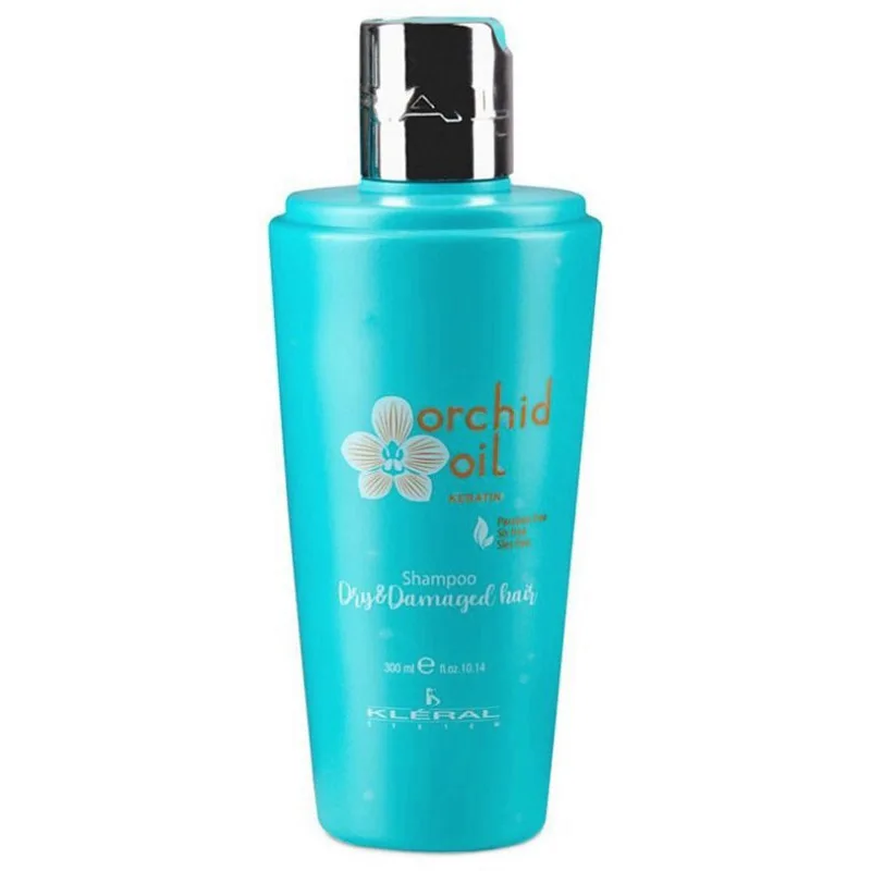 KLÉRAL Orchid Oil Keratín Dry Damaged Shampoo 300ml - keratínový šampón na suché vlasy