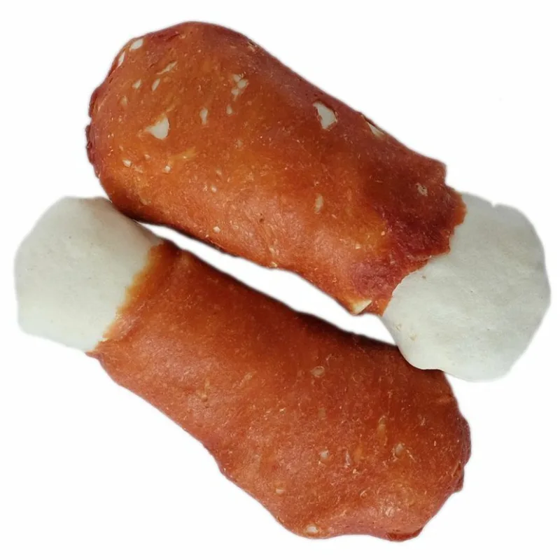 Salac Stehno z byvolej kože obalené kuracím mäsom 2 ks