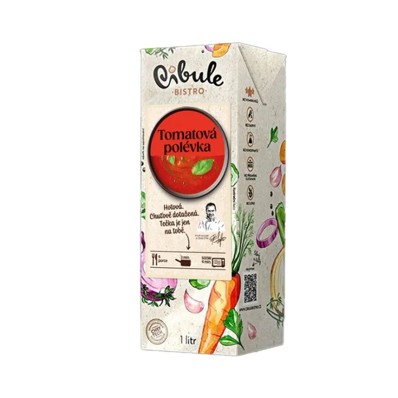 Cibule BISTRO Polievka paradajková 1l