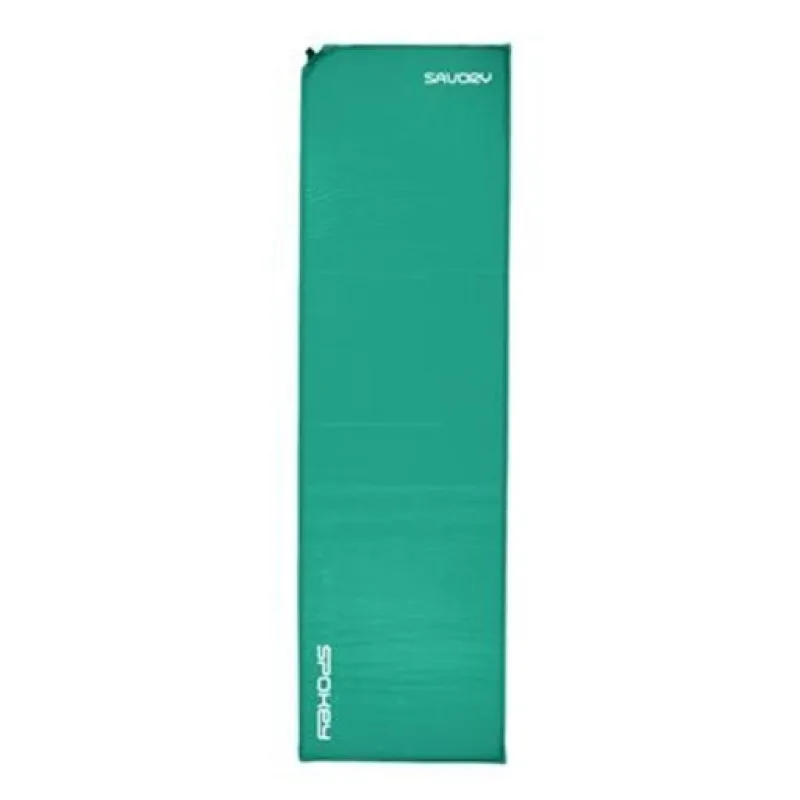 Spokey SAVORY Samonafukovací matrace, Tm. Zelená 53 x 2,5 x 185 cm