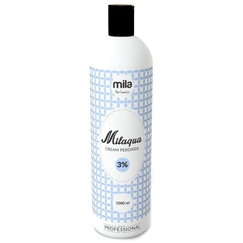 MILA MILAQUA 3% Cream Peroxide 1000ml - oxidant, krémový peroxid vodíka