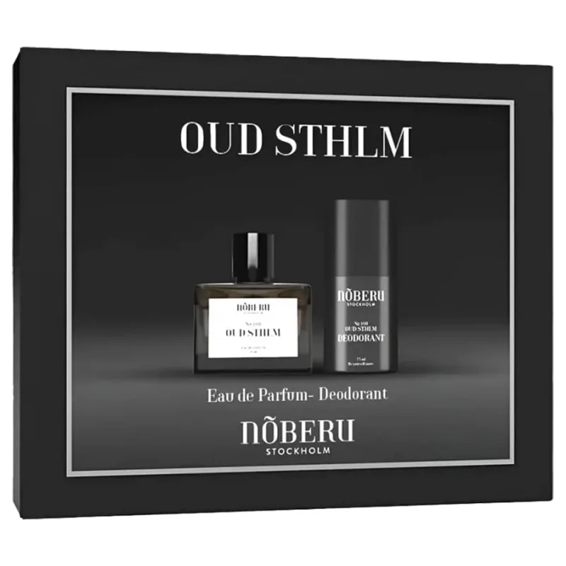 NOBERU OF SWEDEN Sada parfumu a dezodorantu NOBER Giftbox Fragrance Oud STHLM