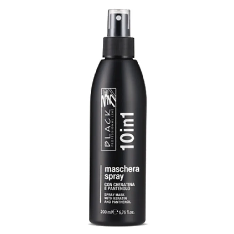 BLACK Starostlivosť 10 in 1! Maschera Spray 200ml - maska v spreji s keratínom a panthenolom