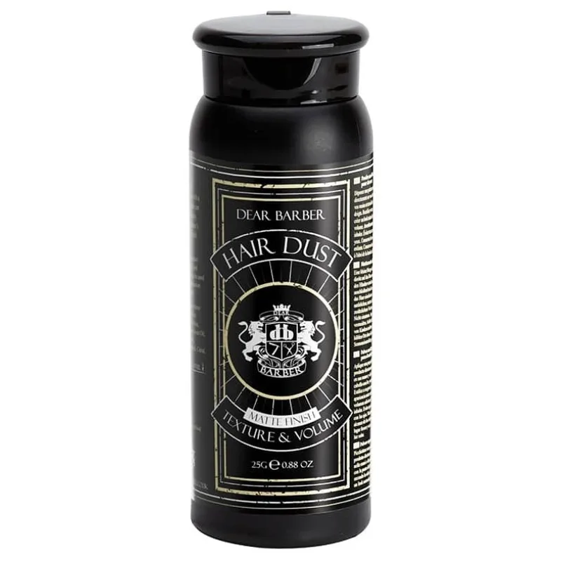 DEAR BARBER Matte Finish Hair Dust 25g - silne fixačný matný púder pre objem vlasov