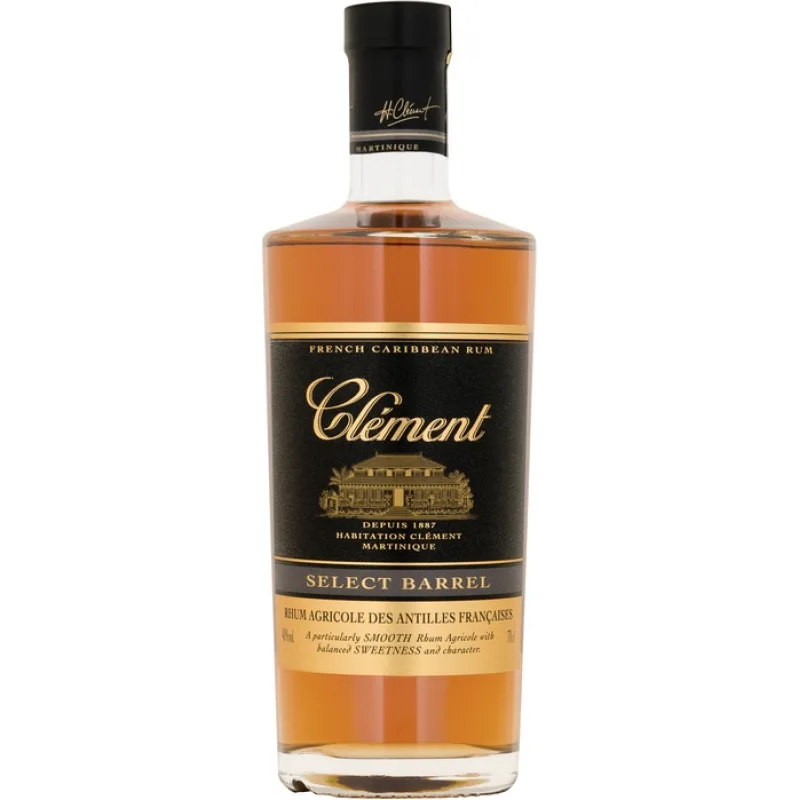 Clement select barrel 40% 0,7 l (čistá fľaša)