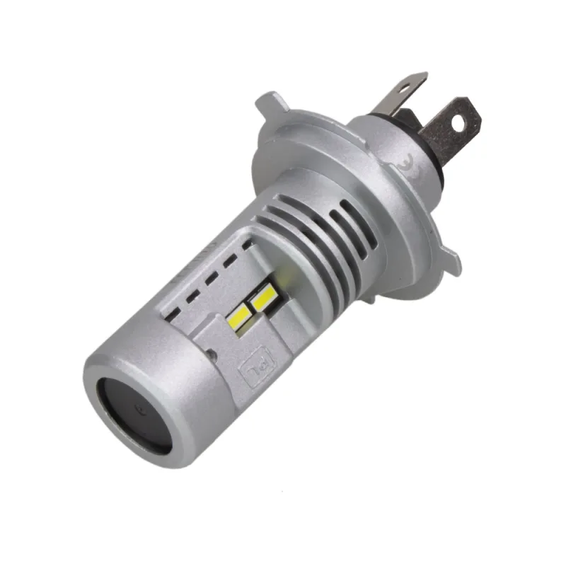LED H4 bílá, DC 6-48V, AC 12-24V motocyklová 95HLH-H4M-S21