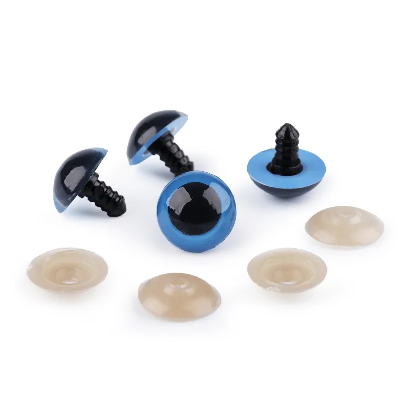 Oči pre macrame sovu 20mm modré