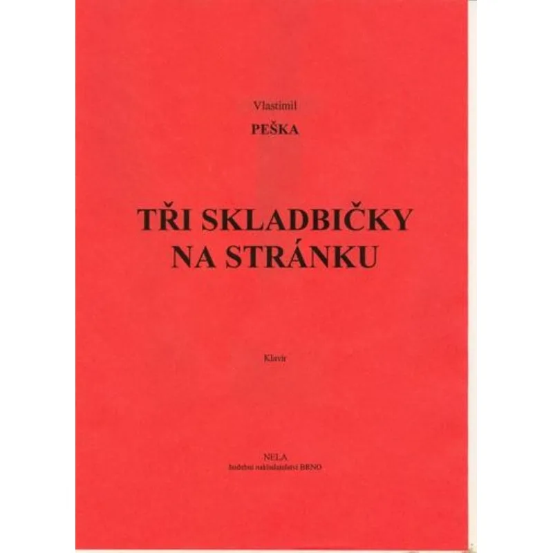 NELA Tři skladbičky na stránku