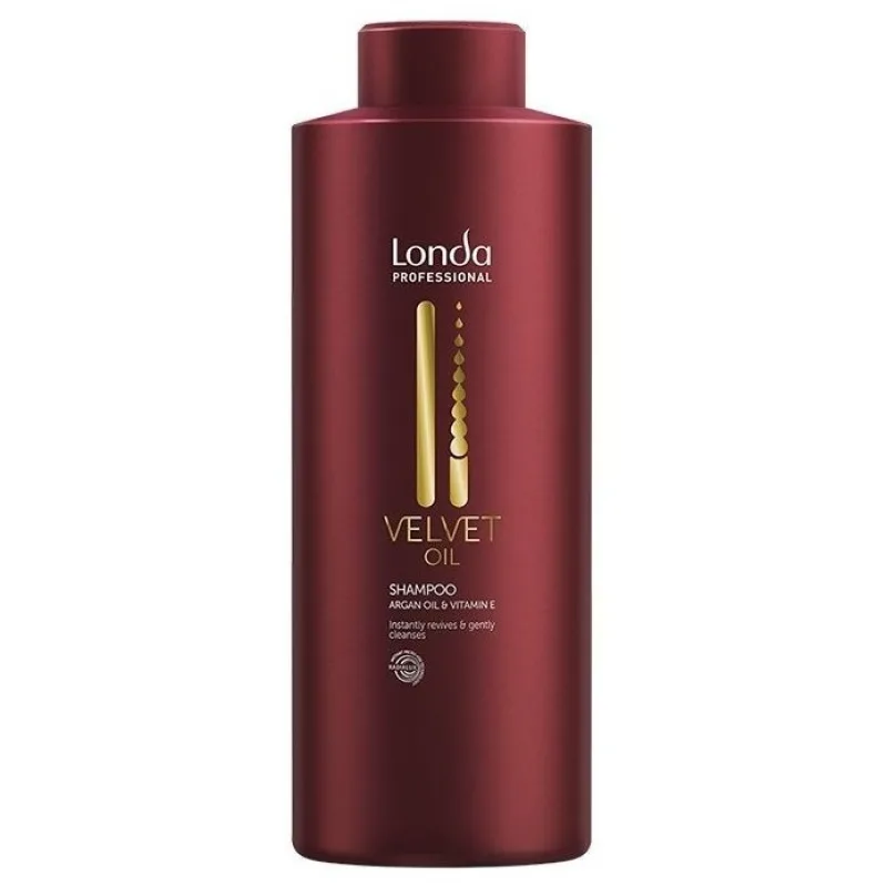LONDA Velvet Oil Argan Oil Shampoo 1000ml - revitalizačný šampón s arganovým olejom