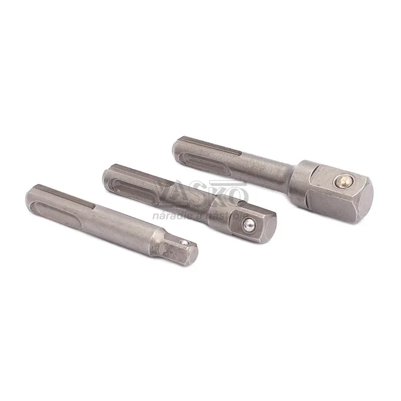 Redukcie pre hlavice 1/4", 3/8", 1/2" SDS +
