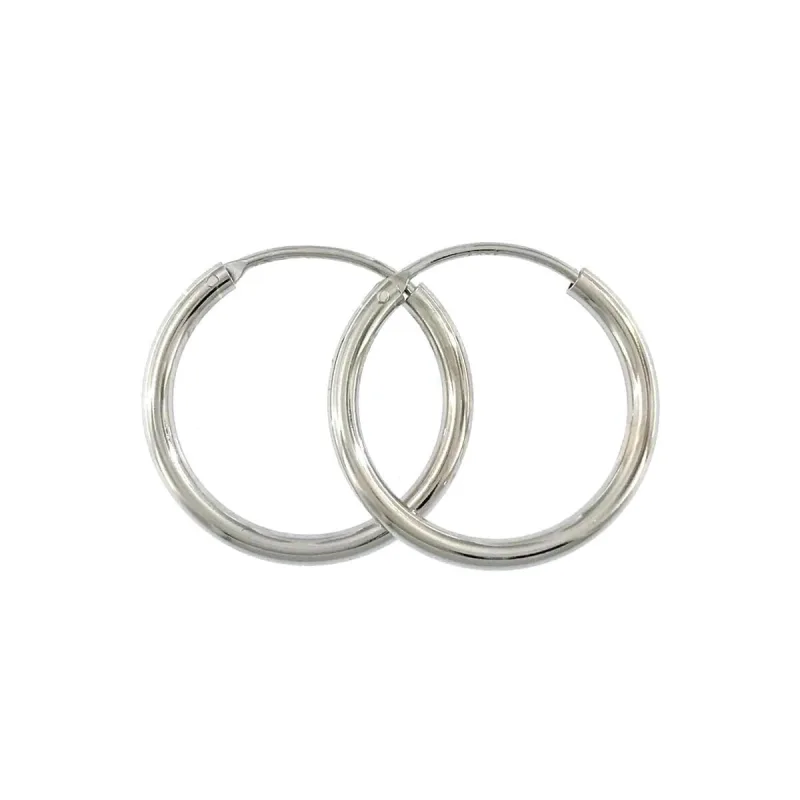 Strieborné náušnice kruhy 2cm