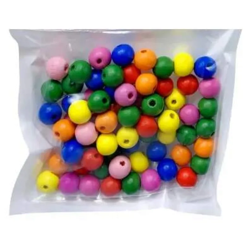 Farebné korálky 10mm klasik - VÝHODNÉ BALENIE 70KS