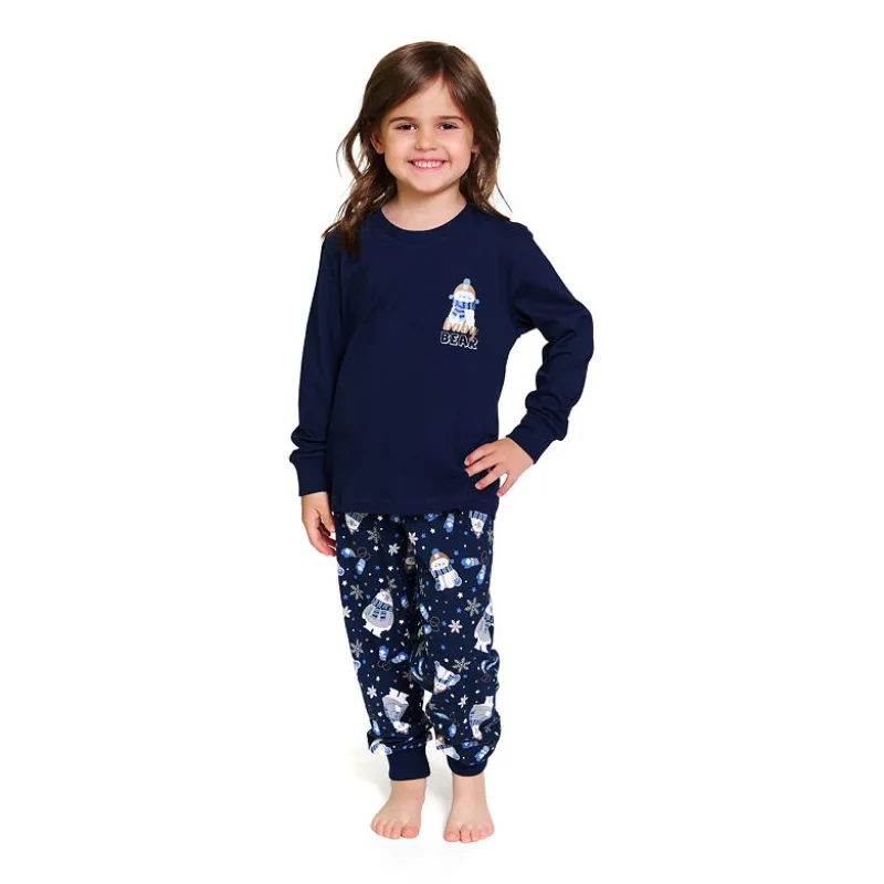 Detské pyžamo Baby Bear tmavomodré 122/128