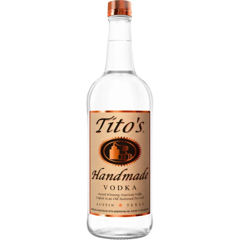 Tito´s Handmade Vodka 40% 1l (čistá fľaša)