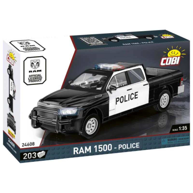Cobi 24608 RAM 1500 Policie, 1:35, 203 kostek