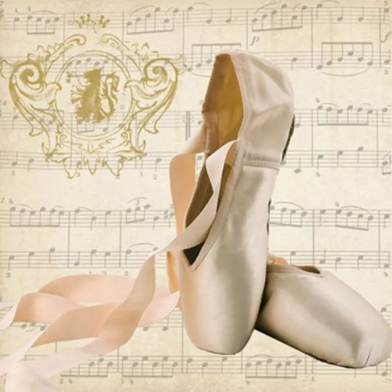 PPD Papírové ubrousky - Concerto Ballet (33x33)