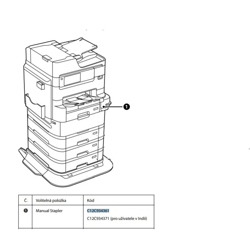 EPSON WF-C879R Manual Stapler C12C934361