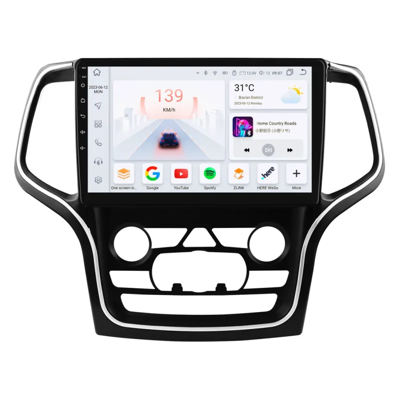 HIZPO KXJPCRK1012 Autorádio 10,1" Android pro Jeep Grand Cherokee WK2 Model: S101004 - Typ B (4+32GB) CHR2936_RAM2