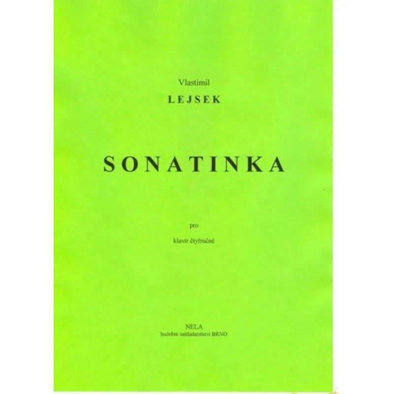 NELA Sonatinka pro klavír čtyřručně