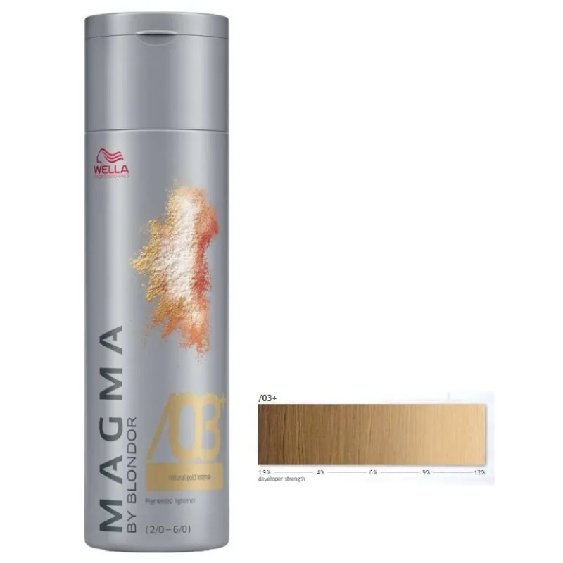 WELLA Professionals Magma By Blondor 120g - Melírovací farba č.03 + prírodná zlatá