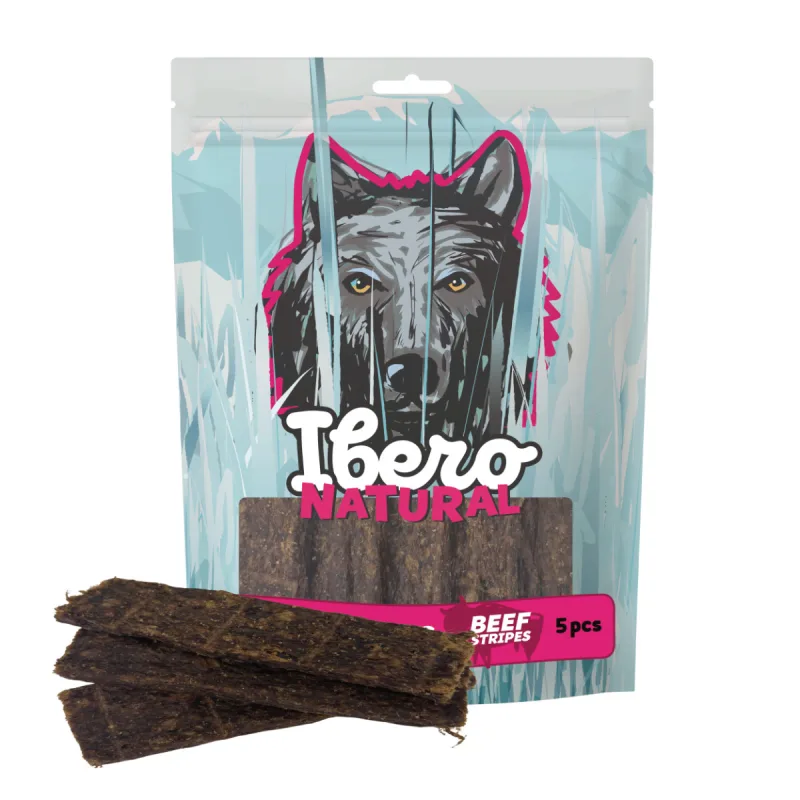 IBERO GF Ibero Cold Meat Snacks Beef Stripes - 5ks