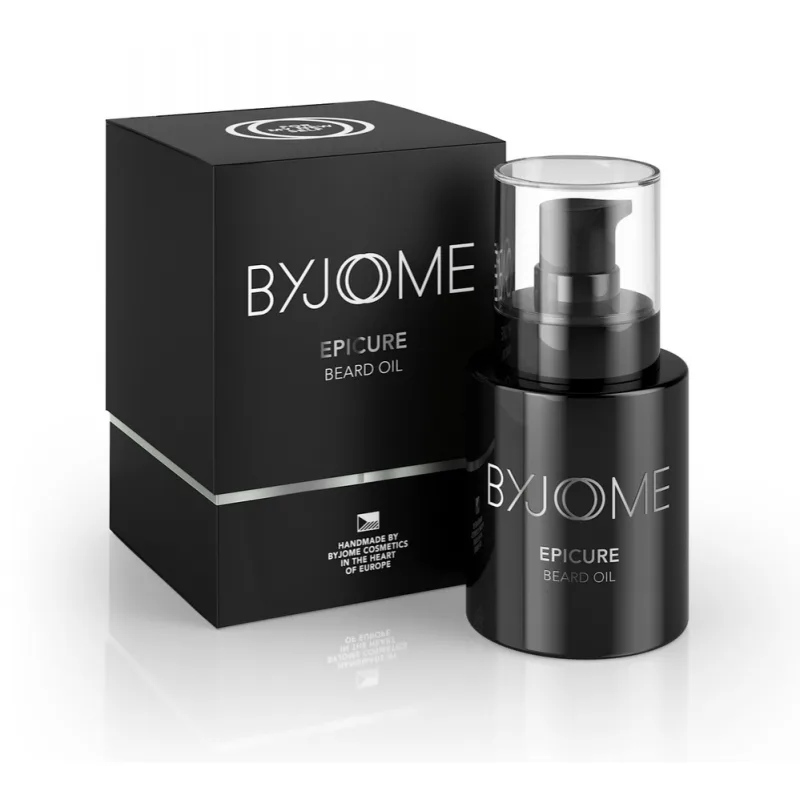 Olej na fúzy BYJOME Epicure citrus a drevo 30 ml