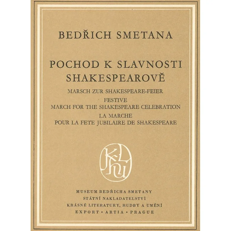 Bärenreiter Pochod ke slavnosti Shakespearově op. 20