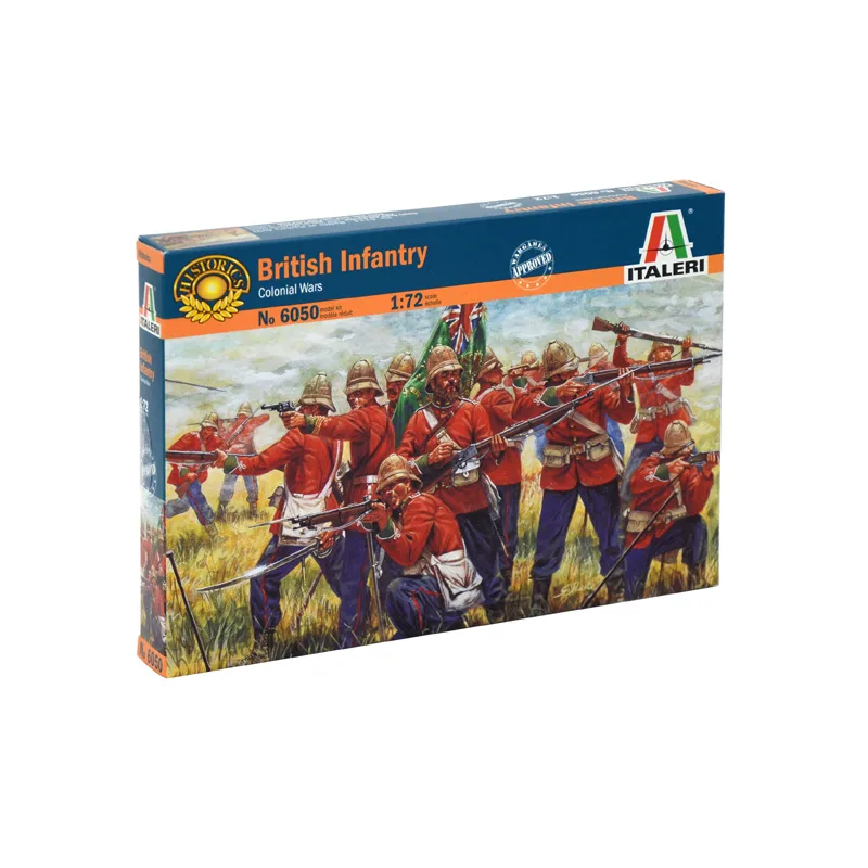 Italeri Taleri Model Kit figúrky 6050 - ZULU WARS - BRITISH INFANTRY (1:72)