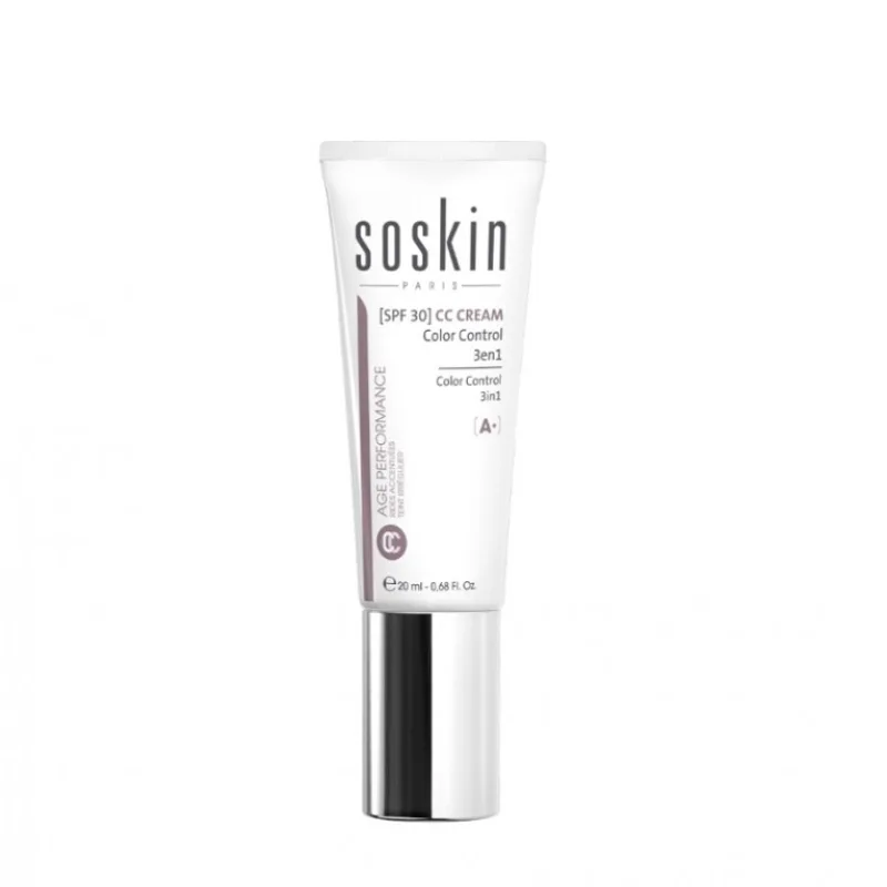 Soskin-Paris CC Cream Color Control 3in1 (02 - Gold Skin) 20 ml