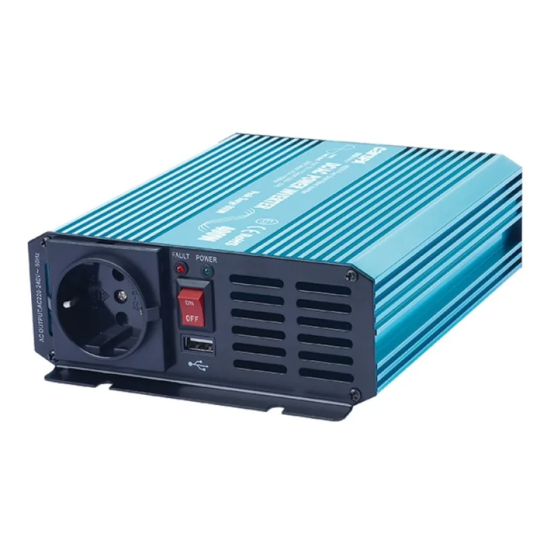 Měnič napětí Carspa P400U-242 24V/230V+USB 400W, čistá sinus P400U-242