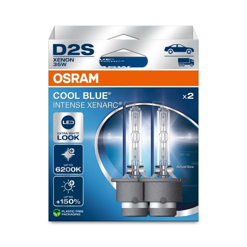 Osram xenonová výbojka D2S XENARC Cool Blue Intense NextGeneration 6200K +150% BOX