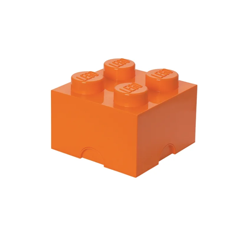 Smartlife LEGO úložný box 4 - oranžová