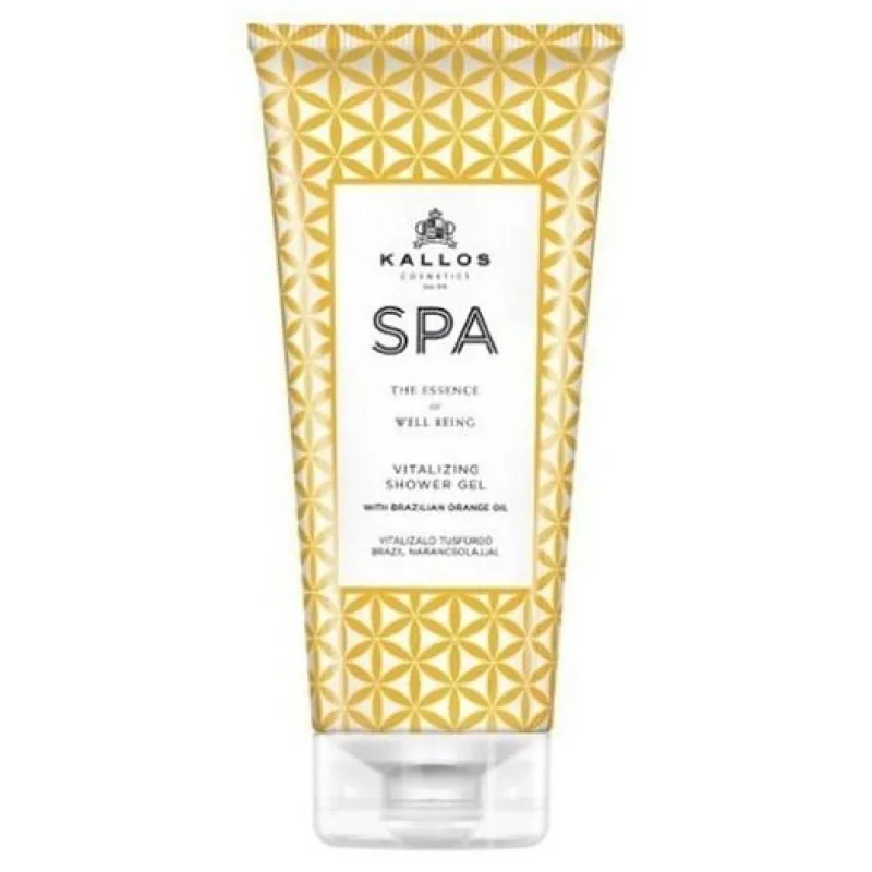 KALLOS SPA Orange Oil VitalizingShower Gel 200ml - sprchový gel s olejem z pomeranče